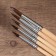 Drawing brush set of 5 pcs. pony “Create, dream, create” No. 1, 2, 3, 4, 5