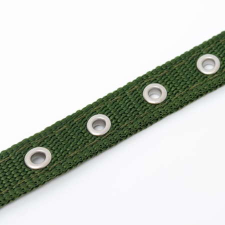Collar "Comfort" Combined, 45 x 2 cm, Osh 30-39 cm, dark green 609528-7