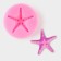 Mold "Sea Star", silicone, d = 7.5 cm, color mix