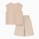A set for a boy (T -shirt and shorts) minku, beige color, height 152 cm