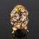 Souvenir "Egg" with 12 crystals, 4.5x4.5x8 cm