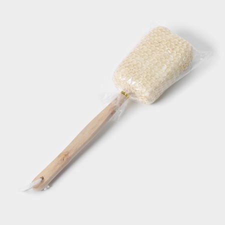 Body washcloth on the handle "Bank", 4 × 8 × 39 cm, sisal-3