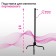 Stand for tailor mannequins, diameter 25 mm, black color