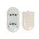Ecola controller for RGB tape, 12 - 24 V, 18 A, remote control, white