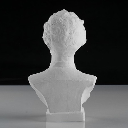 Gypsum figure famous people: Block Bust, 12.5 x 7.5 x 19 cm-4