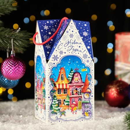 Gift Folding Box "Dreams Complete" 10.5 x 10.5 x 21.5 cm