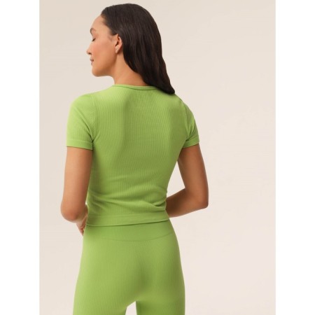 Women's T-shirt with texture Rubchik Mirey Maglia, size 42-44, color light green-1