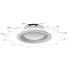 Chandelier with PDU 1194/1 LED 52W 3000-6000K Dimmer white-transparent 50x50x8 cm Bayerlux