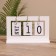 Souvenir eternal calendar, tree, 5.5x19.5x13 cm, col. white