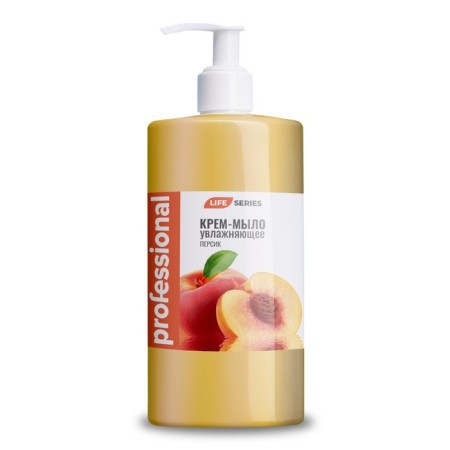 Cream-soap Professional “Persik” with a dispenser, 430 ml