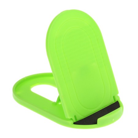 Luazon phone stand, folding, adjustable height, rubber insert, green-2