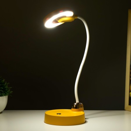 Bloom table lamp LED 3W AKB USB yellow 11.5x13x45 cm Risalux-2