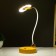 Bloom table lamp LED 3W AKB USB yellow 11.5x13x45 cm Risalux