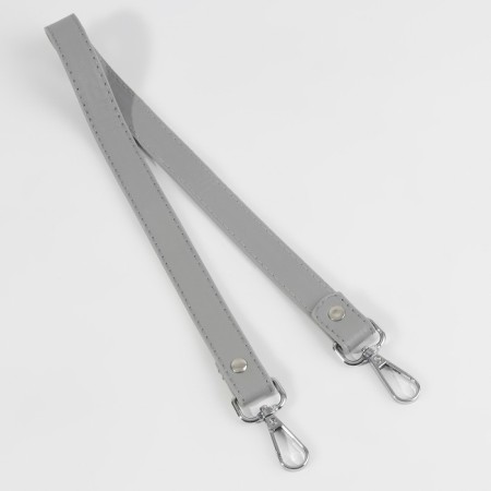 Handle for a bag, with carbines, 60 ± 1 cm × 2 cm, color gray color-1