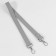 Handle for a bag, with carbines, 60 ± 1 cm × 2 cm, color gray color