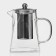Glass teapot with metal sieve Magistro "Darcy", 950 ml