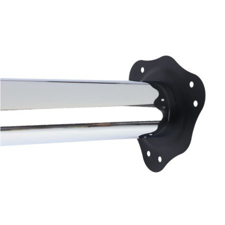 Furniture support, bar, tundra, 60x870 mm, chromium color-4