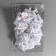 Decorative braid "Furger", 45 mm, 10 ± 1 m, white color
