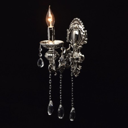 Bra “Selena”, 1x40W E14, silver 45x12x24 cm-2