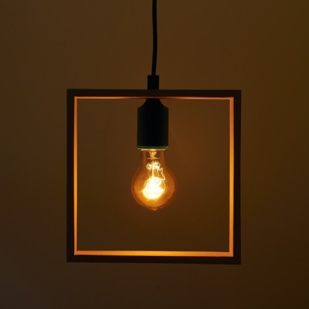Lamp Bayerlux "Square" 1*40W E27 White-blue 22x6x22-122 cm-2