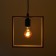 Lamp Bayerlux "Square" 1*40W E27 White-blue 22x6x22-122 cm