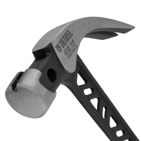 Denzel 10466 gvo hammer, whole-bearing, sprinkle with a magnet, 2k handle, 450 g-3
