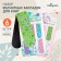 A set of magnetic bookmark for books Calligrata 6 pieces, "Flowers", mix