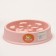 Limit feeding bowl, from overeating, 20.5 x 20.5 x 4.5 cm, pink