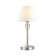 Loraine table lamp, e27 1x60W, chrome color, gold