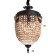 Ceiling light "Julius" brown/black 1x40W, E27, 37x37x70 cm