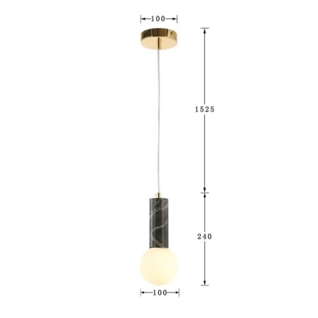 Suspension Fest 100 mm, G9LED 5W-2