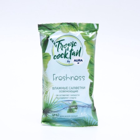 Wet Aura Tropic Cocktail napkins, refreshing, mix, 15 pcs.-5