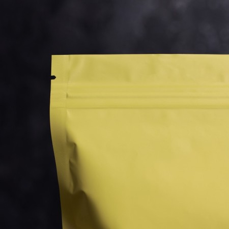 Package doy-pack, matte, yellow, 14 x 20 x 4 cm-3