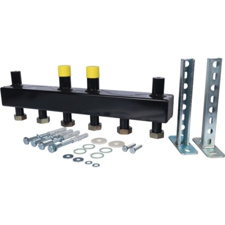 Distributive collector Stout SDG-0016-002503, 3 heating circuits, DN 20, thermal insult.-2