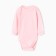 Body baby with long sleeve, pink color, height 68