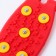 Ice toes on the toe, 5 spikes, universal, red
