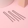 Hair hairpins "Classic" (set 40 pcs) 6 cm, black