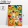 Congratulatory nursery postcard "Happy Birthday", emoticons, 12 x 18 cm