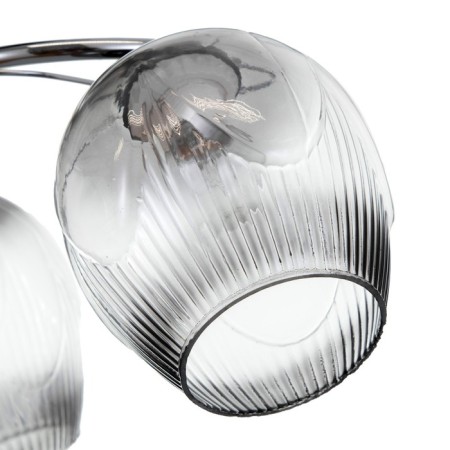 Kira chandelier 3x60W E27 53x53x26cm black/chrome-5