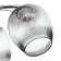Kira chandelier 3x60W E27 53x53x26cm black/chrome