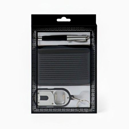 Gift set 3v1 (pen, business card, flashlight with opening)