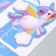 Stick plastic Interior color Rostomer "Unicorn on Rainbow" 50x70 cm