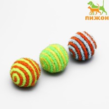 A brilliant two-color ball, 5 cm, mix of flowers