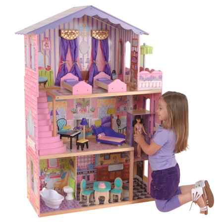 House puppet wooden Kidkraft "Dream Mansion", three -story, with furniture-1