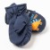 Baby mittens, dark blue color, size 16 (8-10 years)