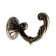 Furniture hook cappio hush, one -rod, bronze