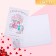 Postcard "The most beautiful" glitter, 12 x 18 cm