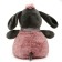 Soft toy "Donkey", 23 cm, pink color