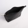 Women's bag with a zipper, with a cosmetic bag, black color