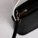 Bag Cross-Bodi with a zipper, black color